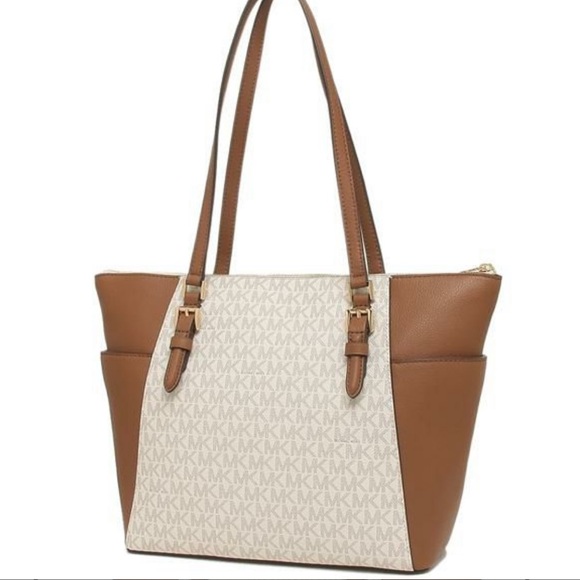 MICHAEL KORS Charlotte Large Top-Zip Tote - Picture 7 of 10